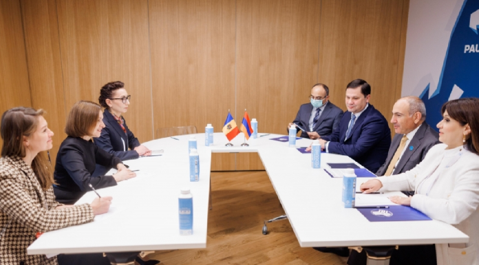 Președinta Maia Sandu a avut o întrevedere cu Prim-ministrul Armeniei, Nikol Pașinian: Despre ce au discutat