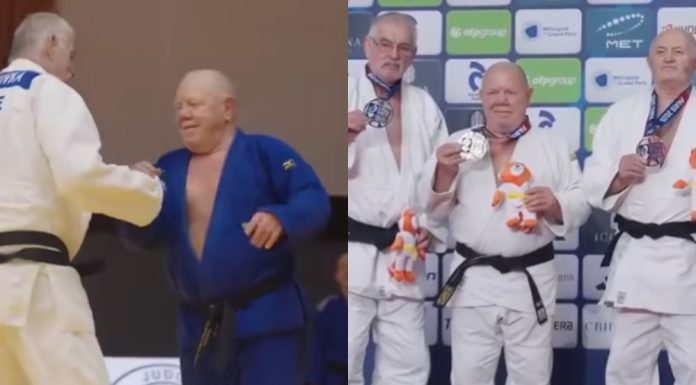 (video) „Judocanul nostru neobosit”. Mihai Malear, campion mondial la 82 de ani, după ce a cucerit a 10-a medalie de aur la campionatul de la Paris