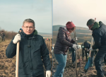 (video) Au pus mâna pe hârlețe și au mers la plantat: Igor Grosu împreună cu mai mulți deputați au participat la campania de împădurire