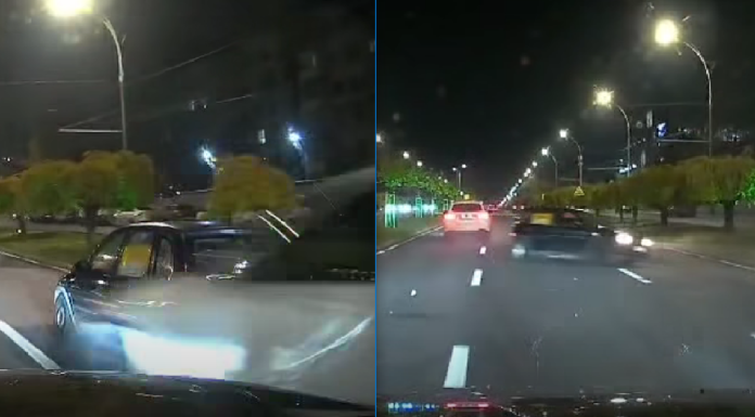 (video) Un șofer teribilist a ieșit la depășire, la Botanica, a lovit o mașină și a părăsit locul accidentului: Automobilul avariat s-a rotit pe carosabil
