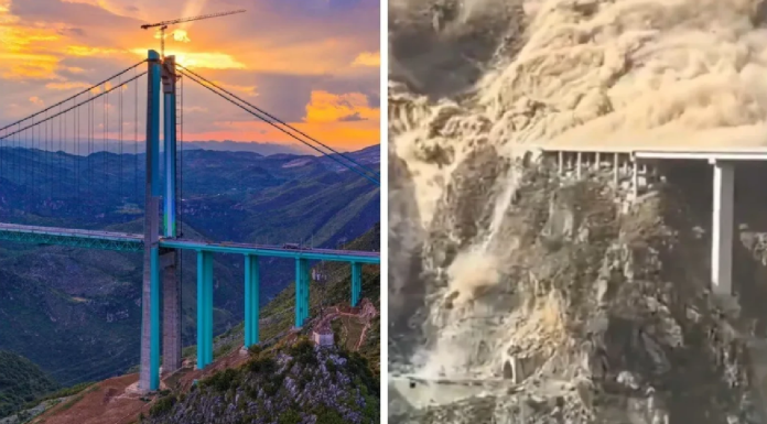 (video) S-a prăbușit cel mai înalt pod din lume: Chinezii se lăudau că l-au construit în doar 3 ani și acum este praf și pulbere