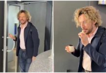 (video) „Где вино?”. Maxim Galkin a ajuns în Moldova: Artistul a ciocnit un pahar cu vin și a gustat din pâine și cu sare, la Aeroport