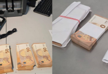 (foto) Și-a luat „averea” și s-a pornit la Roma: O femeie a încercat să zboare din Chișinău cu 26.000 de euro nedeclarați. Banii, ridicați de oamenii legii
